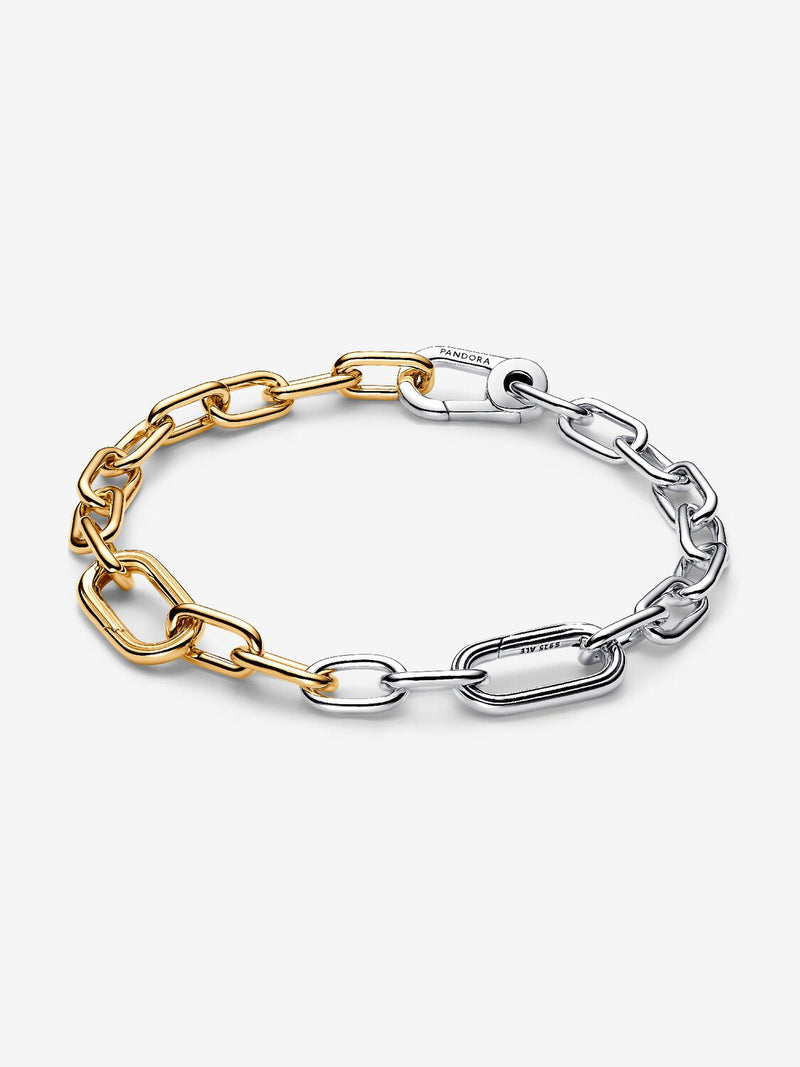 Link Chain Bracelet - Sterling Silver/14ct Gold Plated - 563689C00