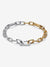 Link Chain Bracelet - Sterling Silver/14ct Gold Plated - 563689C00