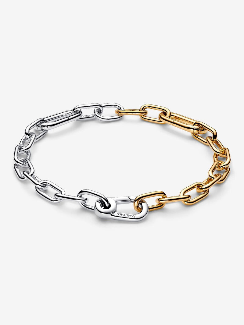 Link Chain Bracelet - Sterling Silver/14ct Gold Plated - 563689C00