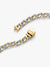 Two-tone Pavé Cuban Chain Bracelet - 14ct Gold Plating/Sterling Silver - 564229C01