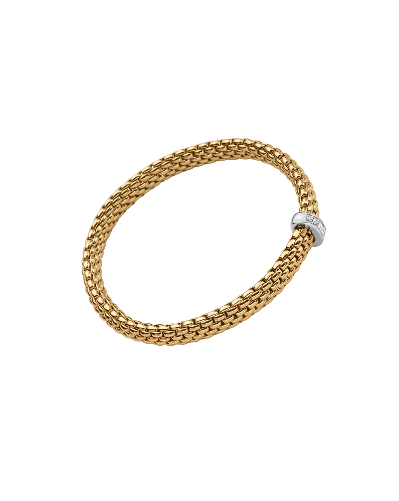 Vendome Flex'It Bracelet With Diamonds, Medium - 18ct Yellow Gold - 583B BBRM