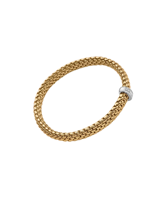 Vendome Flex'It Bracelet With Diamonds, Medium - 18ct Yellow Gold - 583B BBRM