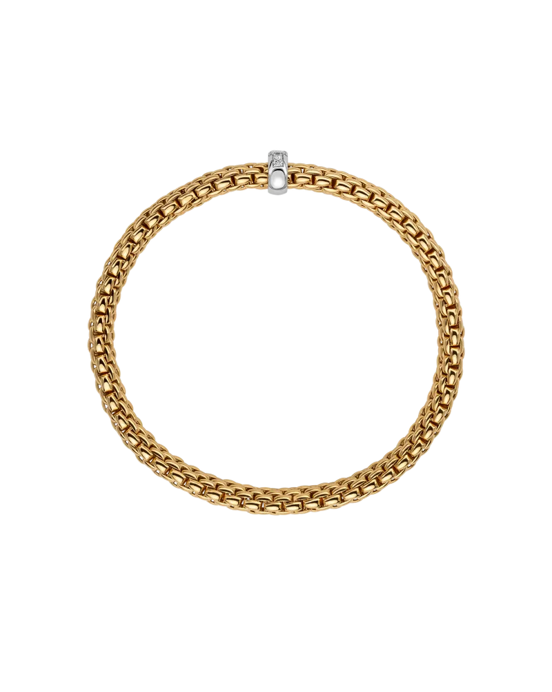 Vendome Flex'It Bracelet With Diamonds, Medium - 18ct Yellow Gold - 583B BBRM
