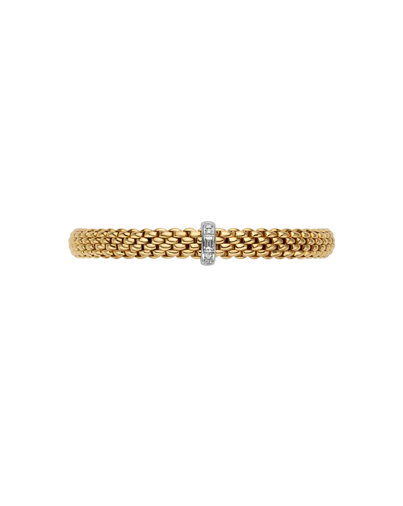 Vendome Flex'It Bracelet With Diamonds, Medium - 18ct Yellow Gold - 583B BBRM