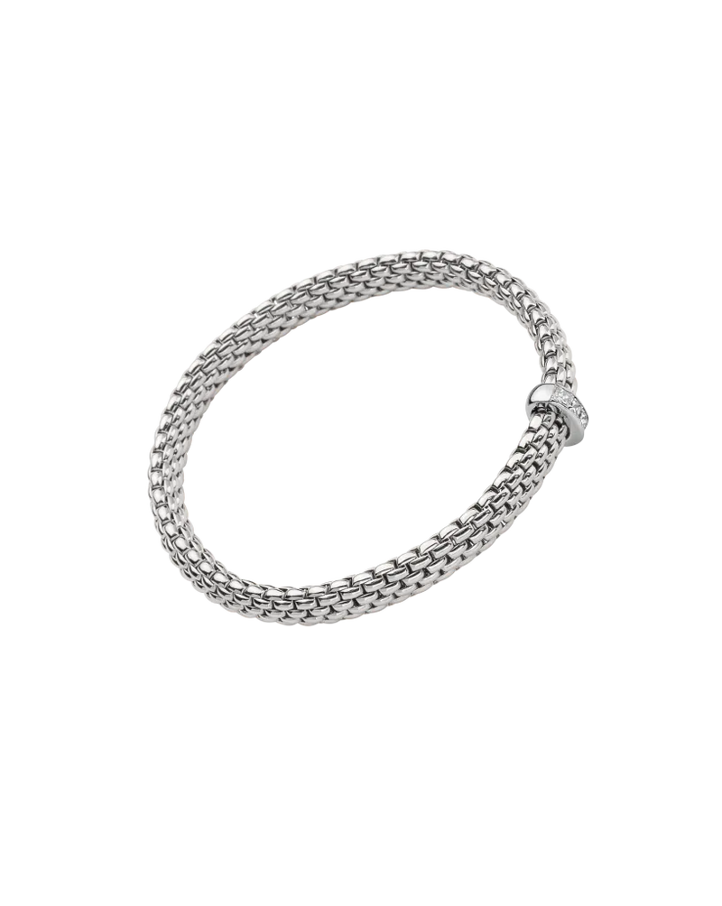 Vendome Flex'It Bracelet With Diamonds, Large - 18ct White Gold - 584B BBRL