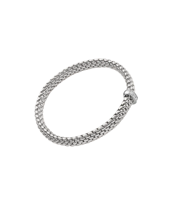 Vendome Flex'It Bracelet With Diamonds, Large - 18ct White Gold - 584B BBRL