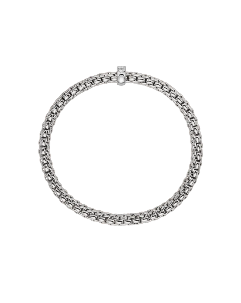 Vendome Flex'It Bracelet With Diamonds, Large - 18ct White Gold - 584B BBRL