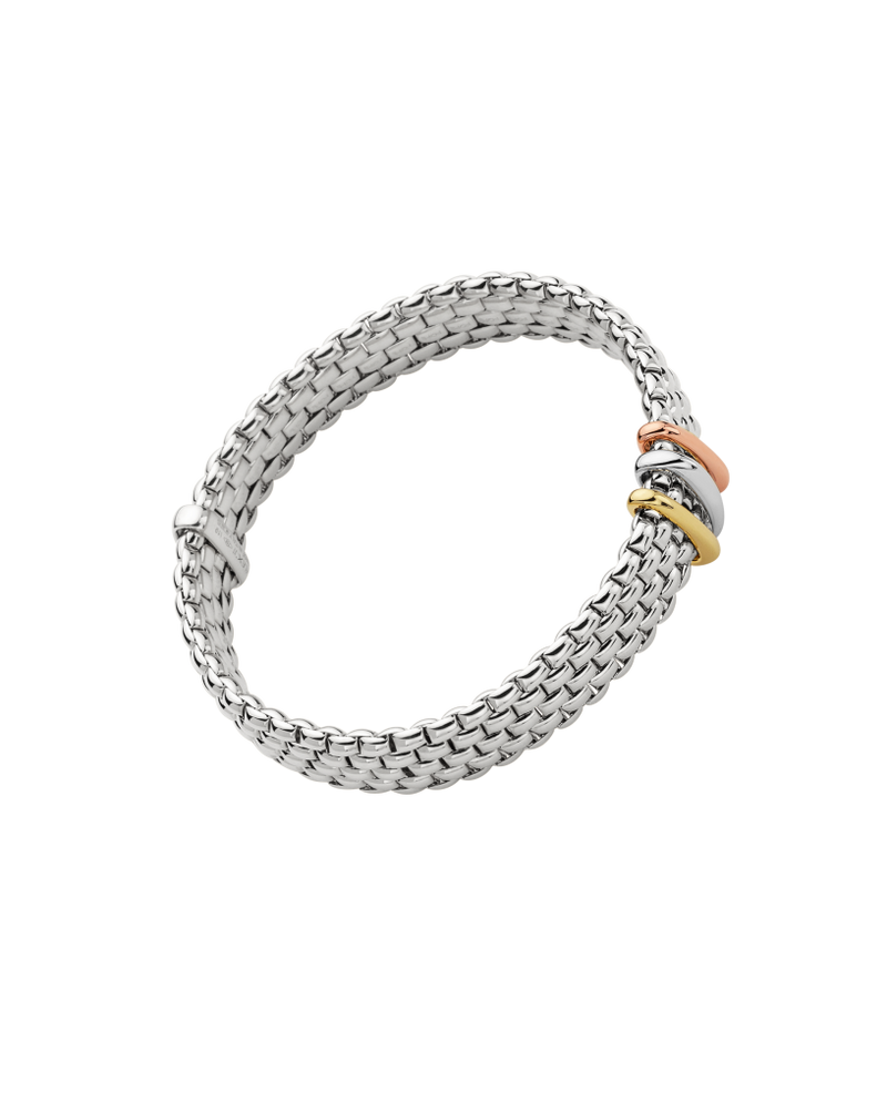 Panorama Flex'It Bracelet, Medium - 18ct White Gold - 587BM-B
