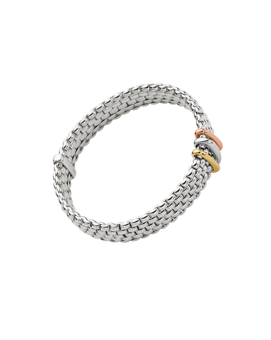 Panorama Flex'It Bracelet, Medium - 18ct White Gold - 587BM-B