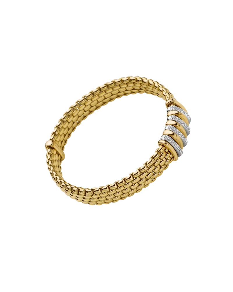 Panorama Flex'it Diamond Bracelet, Medium - 18ct Yellow Gold - 588BBBRM-GB