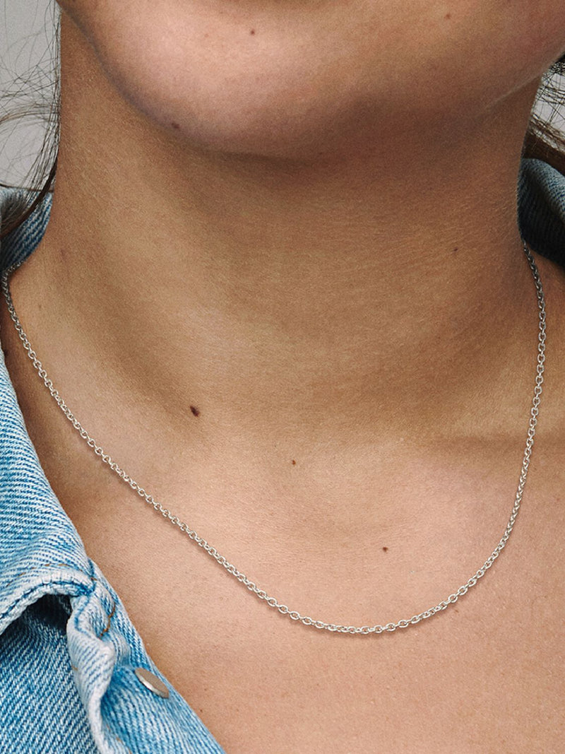 Cable Chain Necklace - Sterling Silver - 590200