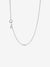 Classic Cable Chain Necklace - Sterling Silver - 590515-45