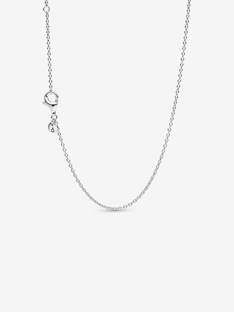 Classic Cable Chain Necklace - Sterling Silver - 590515-45