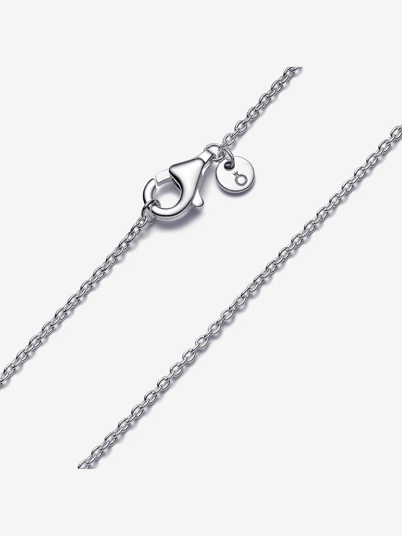 Classic Cable Chain Necklace - Sterling Silver - 590515-45
