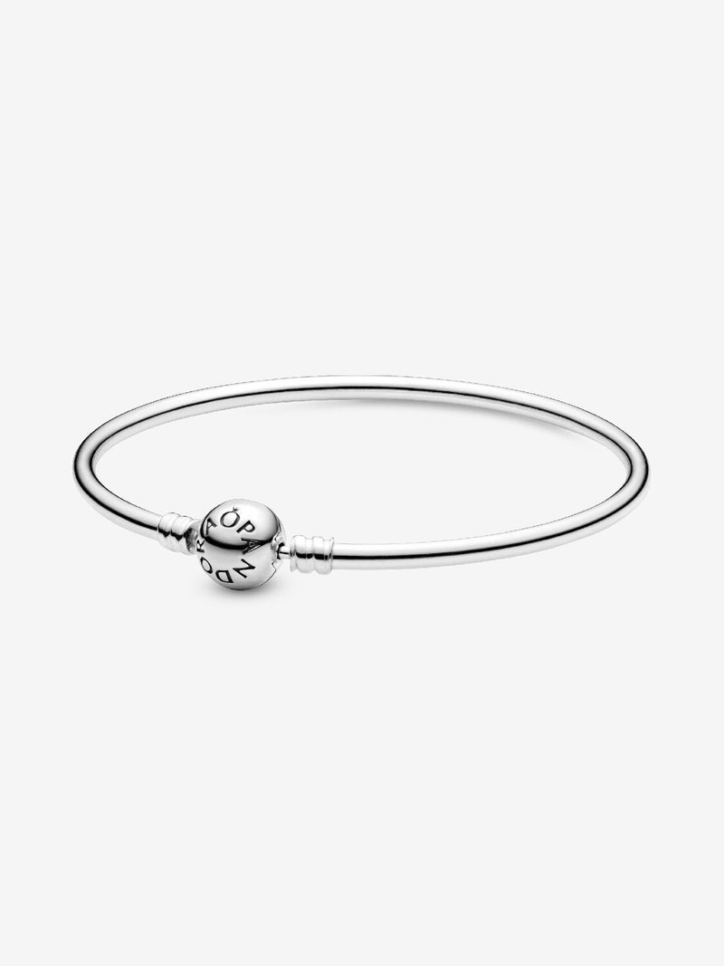 Logo Clasp Bangle - Sterling Silver - 590713