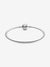 Logo Clasp Bangle - Sterling Silver - 590713