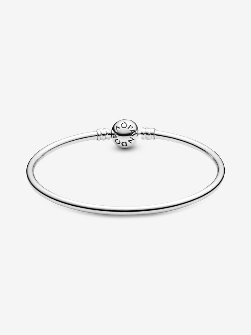 Logo Clasp Bangle - Sterling Silver - 590713