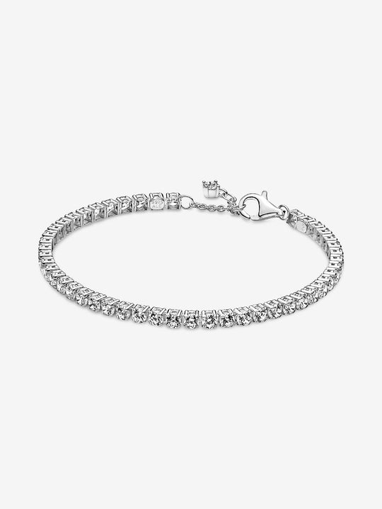 Sparkling Tennis Bracelet - Sterling Silver - 591469C01