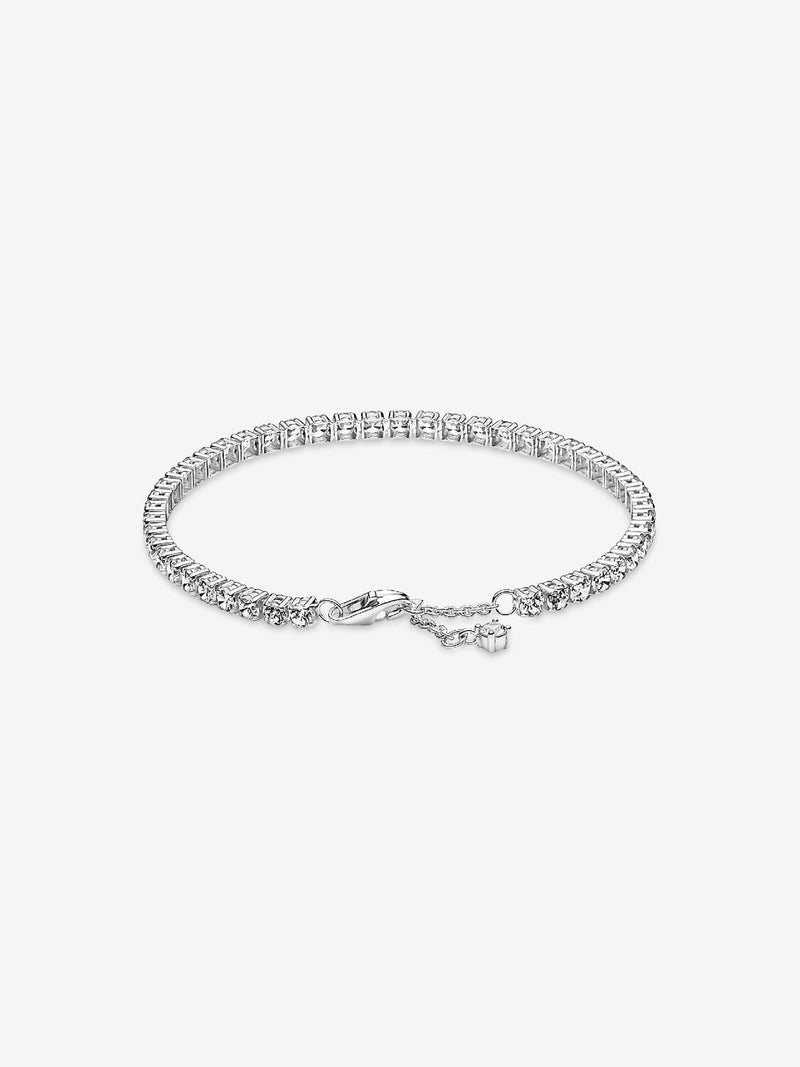 Sparkling Tennis Bracelet - Sterling Silver - 591469C01