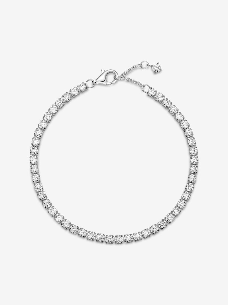 Sparkling Tennis Bracelet - Sterling Silver - 591469C01