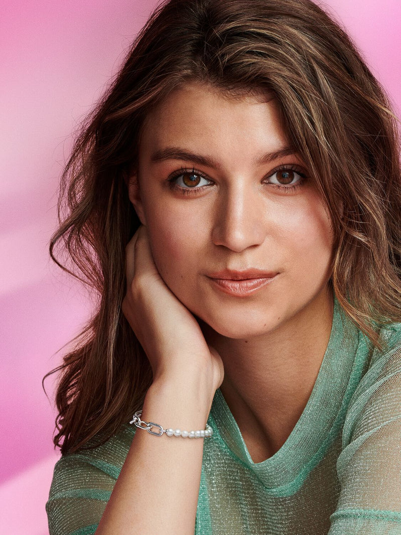 Freshwater Cultured Pearl Bracelet - Sterling Silver - 599694C01