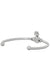 Grace Bas Relief Open Bangle - Silver - 61010007-02P116-CN