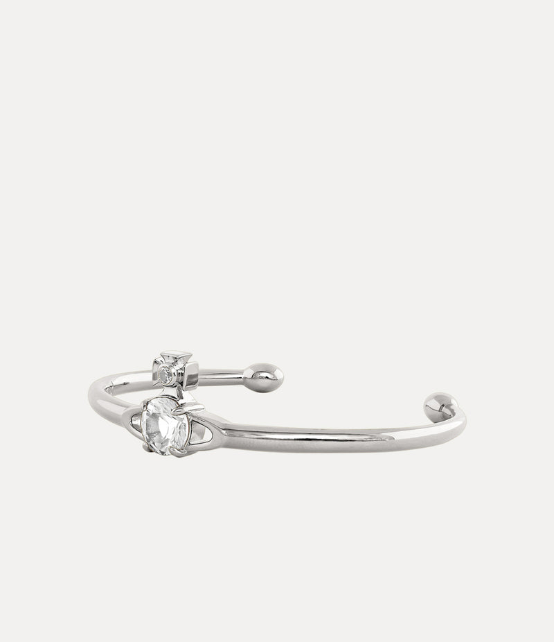 Reina Large Bangle - Silver - 6101003G-02P102