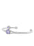 Reina Large Bangle - Silver