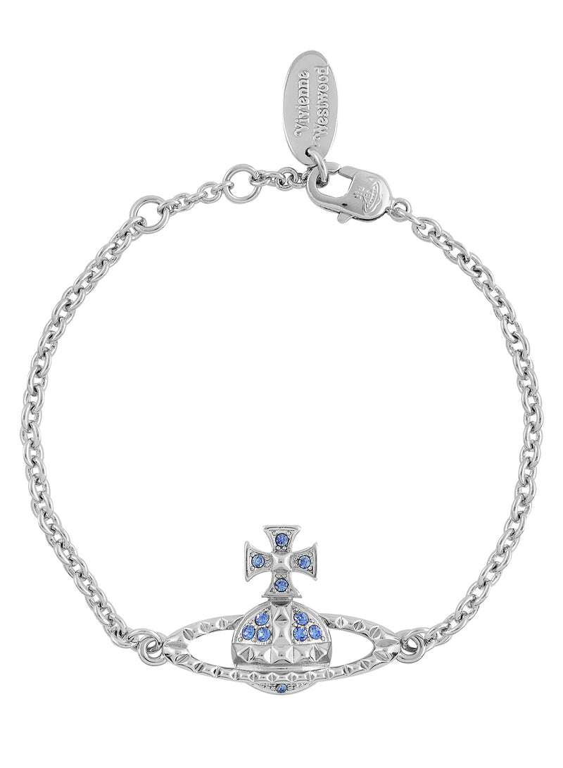 Mayfair Bas Relief Bracelet - Silver/Sapphire - 61020032-02W388-MY