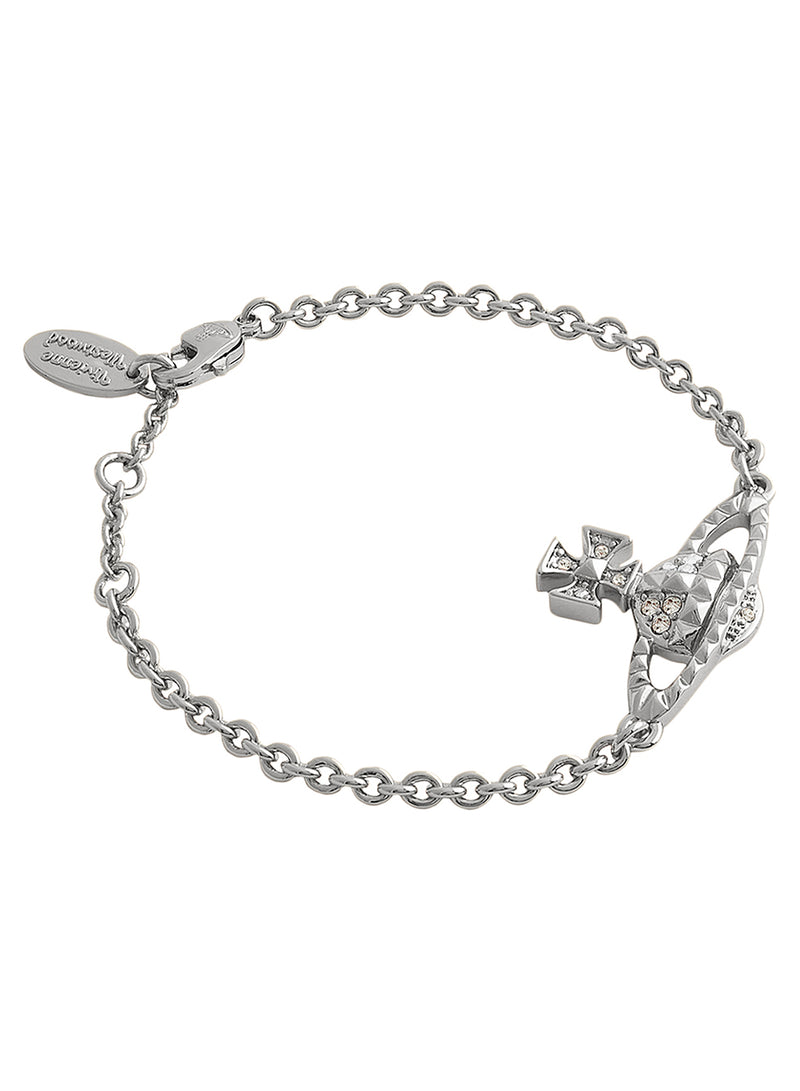 Mayfair Bas Relief Bracelet - Rhodium - 61020032-02W110-MY