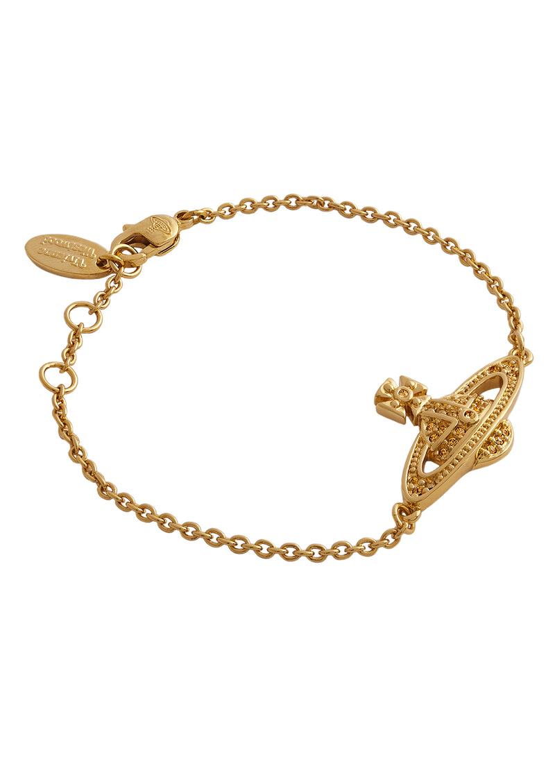 Mini Bas Relief Chain Bracelet - Gold - 61020051-02R121-CN