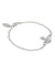 Mini Bas Relief Chain Bracelet - Silver