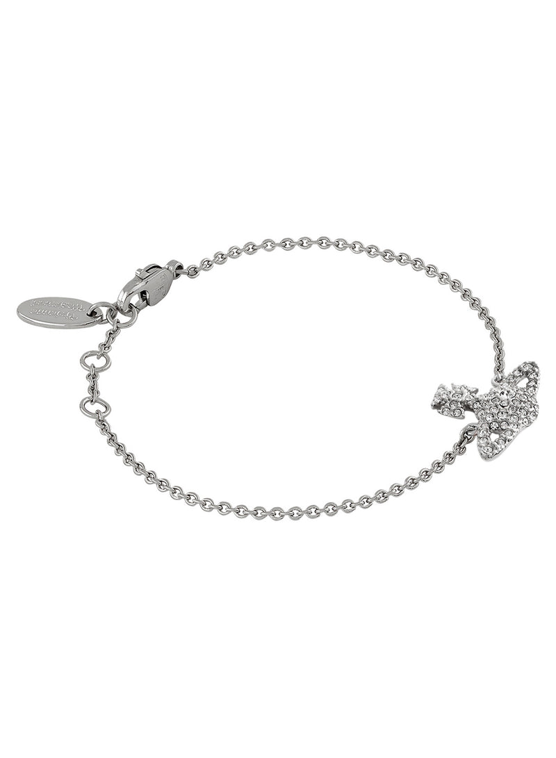 Grace Bas Relief Bracelet - Silver - 61020054-02P116-CN