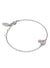 Reina Small Bracelet - Silver/Champagne - 61020056-02P720