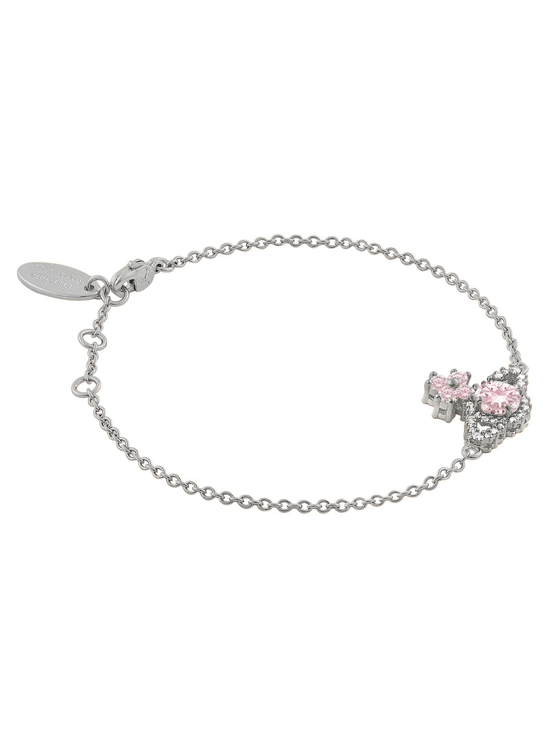 Valentina Orb Bracelet - Silver/Pink - 61020068-02P271