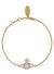 Valentina Orb Bracelet - Gold/White/Mauve - 61020068-02R829