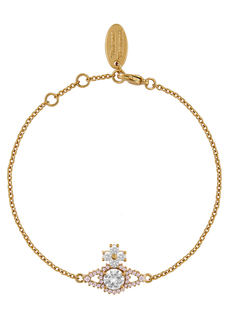 Valentina Orb Bracelet - Gold/White/Mauve - 61020068-02R829