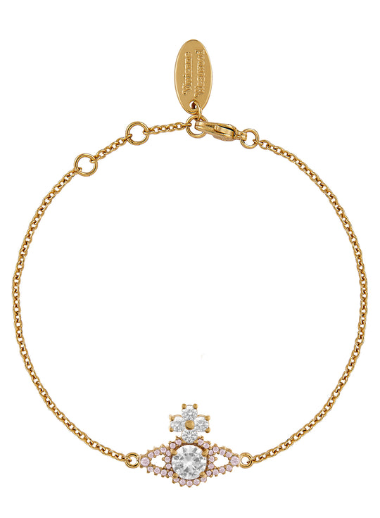 Valentina Orb Bracelet - Gold/White/Mauve - 61020068-02R829