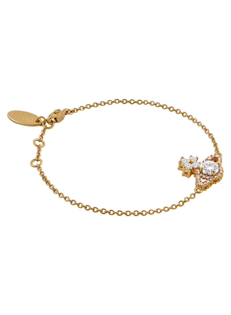 Valentina Orb Bracelet - Gold/White/Mauve - 61020068-02R829