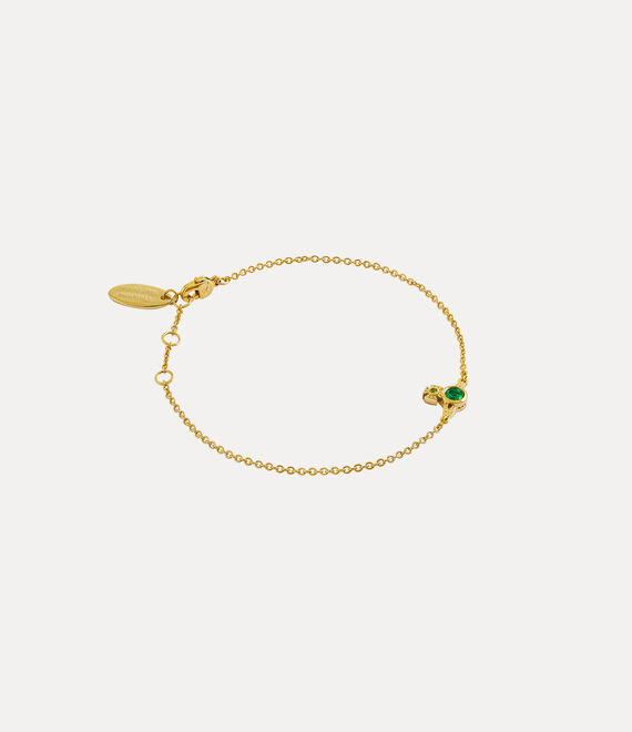London Orb Bracelet - Gold/Emerald Green - 61020146-02R245