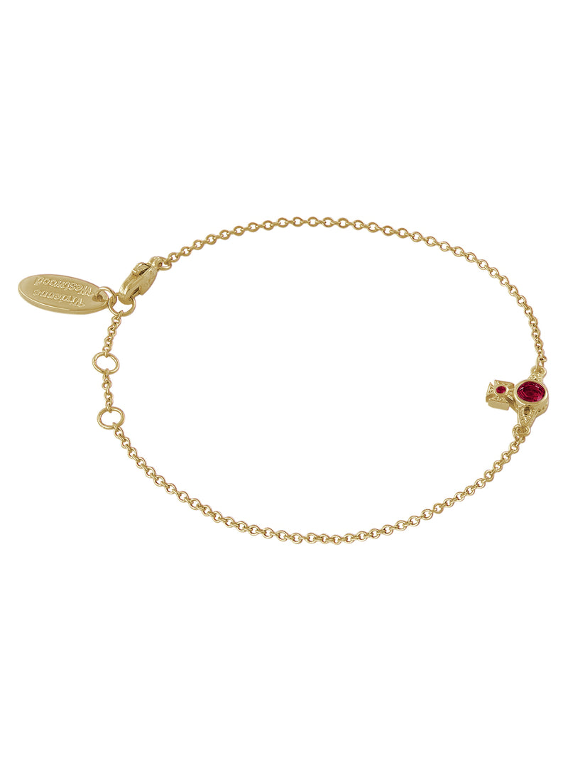 London Orb Bracelet - Gold/Red - 61020146-02R547