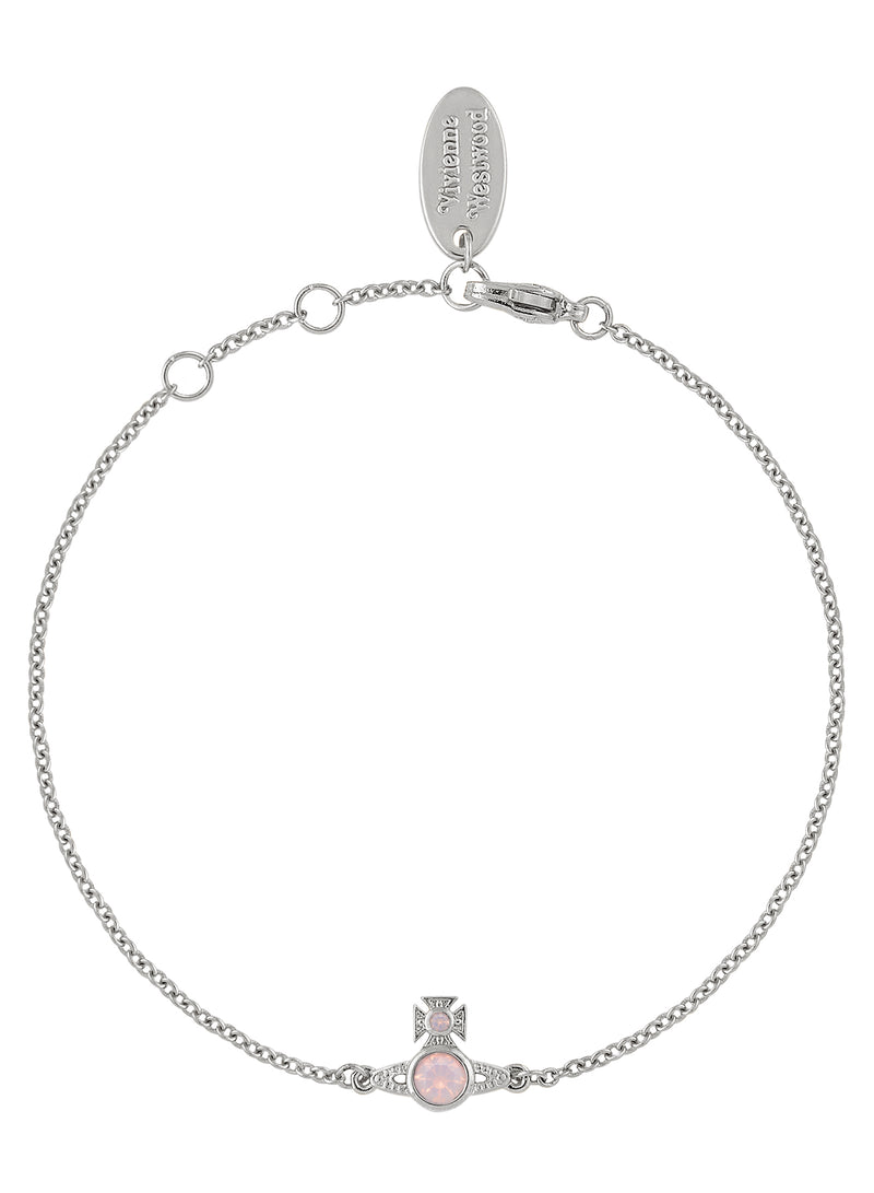 London Orb Bracelet - Silver/Milky Peach - 61020146-02P549