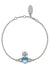 Ariella Bracelet - Silver/Aquamarine - 6102020Q-02P649-CN