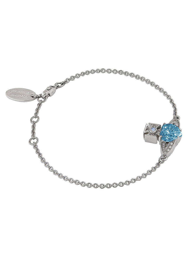 Ariella Bracelet - Silver/Aquamarine - 6102020Q-02P649-CN