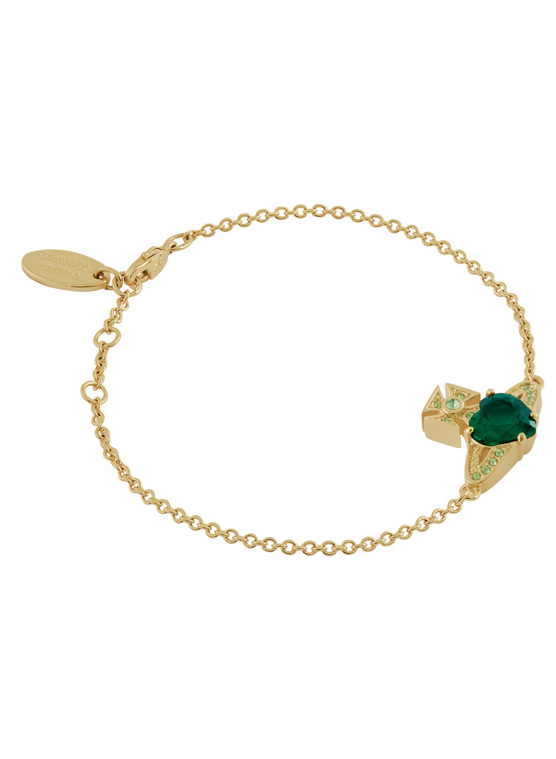 Ariella Bracelet - Gold/Emerald Green - 6102020Q-02RA18