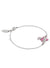 New Diamante Heart Bracelet - Silver/Vintage Rose - 6102021T-02P686