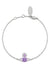 Ismene Bracelet - Silver/Lavender - 6102022I-02P782