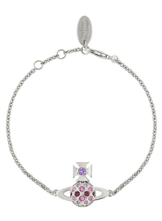 Willa Bas Relief Bracelet - Silver/Violet - 6102022L-02P457