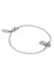 Willa Bas Relief Bracelet - Silver/Violet - 6102022L-02P457