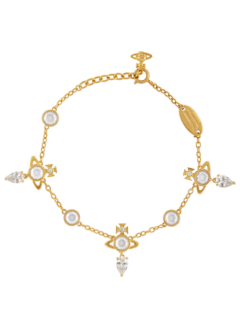 Phaedra Bracelet - Gold/White - 61020235-01R102-SM